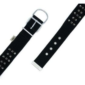 Doggie Konfor Dokuma Bol Çivili Siyah 5x55-65 cm Boyun Tasması