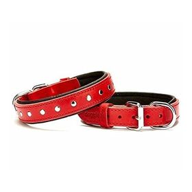 Doggie Konfor Dokuma Kırmızı 2x30- 35 cm Boyun Tasması