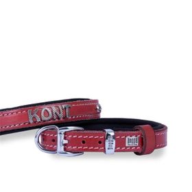 Doggie Konfor Dokuma Kırmızı 2x35- 40 cm Boyun Tasması