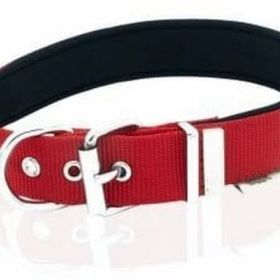 Doggie Konfor Dokuma Kırmızı 3x42- 50 cm Boyun Tasması