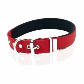 Doggie Konfor Dokuma Kırmızı 3x42- 50 cm Boyun Tasması