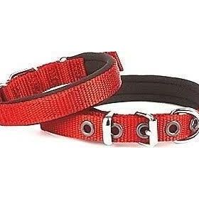 Doggie Konfor Dokuma Kırmızı 3x42- 50 cm Boyun Tasması