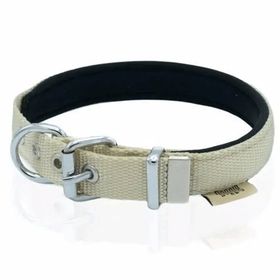 Doggie Konfor Dokuma Köpek Boyun Tasması Haki Medium 3X42-50 cm Tasma