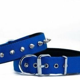 Doggie Konfor Dokuma Royal Mavi 2,5x37-50 cm Çivili Köpek Boyun Tasması