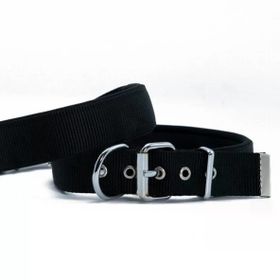 Doggie Konfor Dokuma Siyah 2.5x42-50 cm Köpek Boyun Tasması