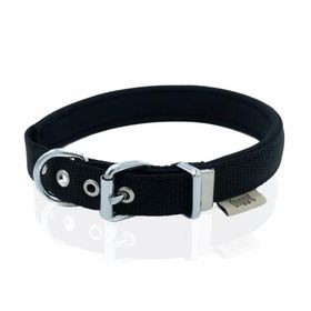 Doggie Konfor Dokuma Siyah 2x35- 40 cm Boyun Tasması