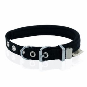 Doggie Konfor Dokuma Siyah 5x55- 65 cm Boyun Tasması