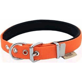 Doggie Konfor Dokuma Turuncu 2x30-35cm Kemikli Boyun Tasması