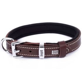 Doggie Konfor Kahve Kemik Desenli 2x35-40 cm Köpek Boyun Tasması