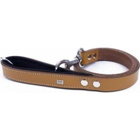 Doggie Konfor Klasik Deri 3x100 cm Camel Köpek Gezdirme Tasması