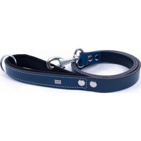 Doggie Konfor Klasik Deri 3x100 cm Royalblue Köpek Gezdirme Tasması