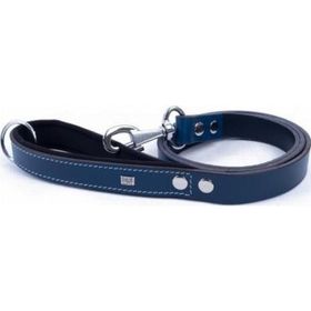 Doggie Konfor Klasik Deri 3x100 cm Royalblue Köpek Gezdirme Tasması
