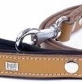 Doggie Konfor Klasik Deri Camel 2x140 cm Köpek Gezdirme Tasması