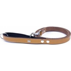 Doggie Konfor Klasik Deri Camel 2x140 cm Köpek Gezdirme Tasması