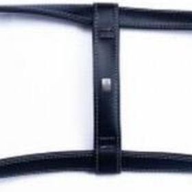 Doggie Konfor Ronin Deri Siyah 2x45-55 cm Köpek Göğüs Tasması