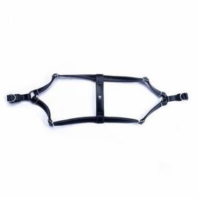Doggie Konfor Ronin Deri Siyah 2x45-55 cm Köpek Göğüs Tasması