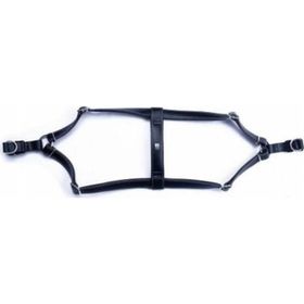 Doggie Konfor Ronin Deri Siyah 2x45-55 cm Köpek Göğüs Tasması