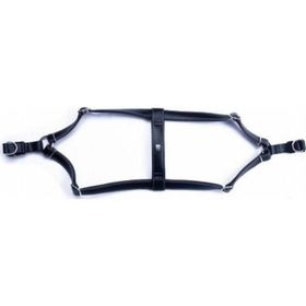 Doggie Konfor Ronin Deri Siyah 2x45-55 cm Köpek Göğüs Tasması