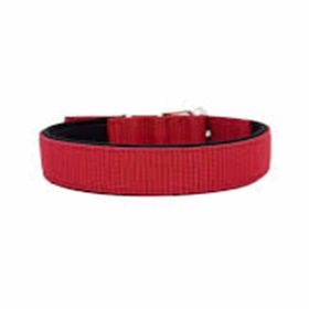 Doggie Konforlu Dokumadan El Yapımı Kırmızı 5x60-70 cm Köpek Boyun Tasması