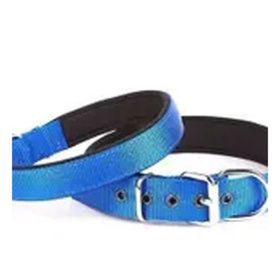 Doggie Konforlu Dokumadan El Yapımı Lacivert 3x47-55 cm Köpek Boyun Tasması