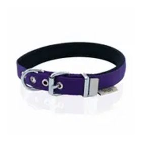 Doggie Konforlu Dokumadan El Yapımı Mor 2x35-40 cm Köpek Boyun Tasması