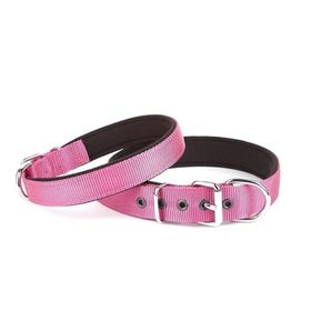 Doggie Konforlu Dokumadan El Yapımı Mor 3x47-55 cm Köpek Boyun Tasması