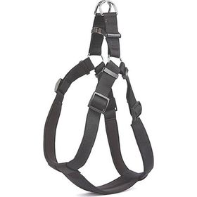 Doggie Konforlu Dokumadan El Yapımı Ronin Model 3XL Siyah 3x75-85 cm Köpek Göğüs Tasması