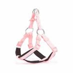 Doggie Konforlu Dokumadan El Yapımı Ronin Model Pembe 1x30-35 cm Köpek Göğüs Tasması