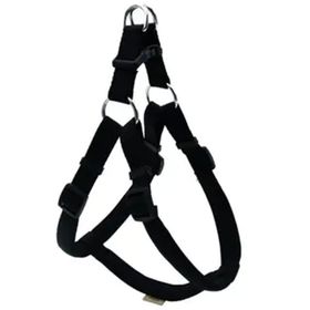 Doggie Konforlu Dokumadan El Yapımı Ronin Model Siyah 2x55-65 cm Köpek Göğüs Tasması