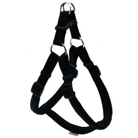 Doggie Konforlu Dokumadan El Yapımı Siyah 2x55-65 cm Köpek Göğüs Tasması