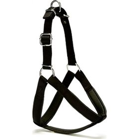 Doggie Konforlu Dokumadan El Yapımı Siyah 2x55-65 cm Köpek Göğüs Tasması