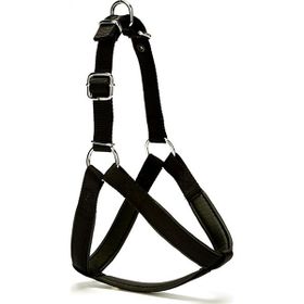 Doggie Konforlu Dokumadan El Yapımı Siyah 2x55-65 cm Köpek Göğüs Tasması