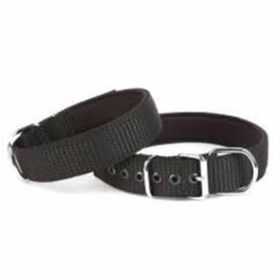 Doggie Konforlu Dokumadan El Yapımı Siyah 4x52-60 cm Köpek Boyun Tasması