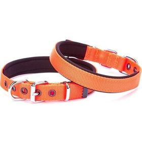 Doggie Konforlu Dokumadan El Yapımı Turuncu 2x35-40 cm Köpek Boyun Tasması