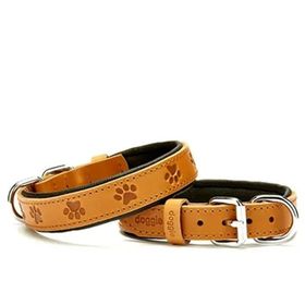 Doggie Konforlu El Yapımı Kamel 2.5x37-45 cm Köpek Boyun Tasması
