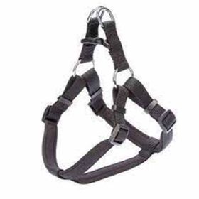 Doggie Konforlu El Yapımı Ronin Model Siyah 2x45-55 cm Köpek Göğüs Tasması
