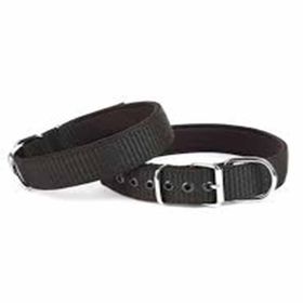 Doggie Konforlu El Yapımı Siyah 4x57-65 cm Köpek Boyun Tasması
