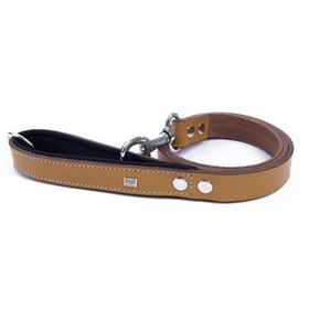 Doggie Konforlu Model El Yapımı Kamel 2.5x120 cm Köpek Gezdirme Kayışı