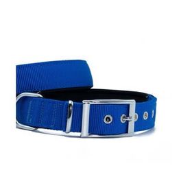 Doggie L Elit Dokuma 3x47-55 cm Royal Mavi Köpek Boyun Tasması