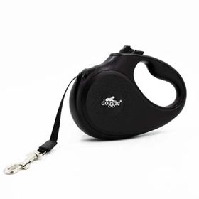 Doggie Large 50 kg 5 mt Siyah Master Otomatik Köpek Uzatma Tasması