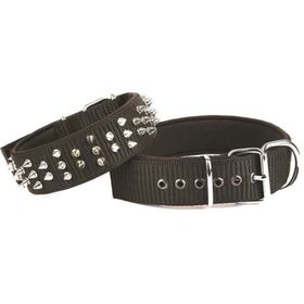 Doggie Large 5x60-70 cm Siyah Comfort Dokuma Çivili Köpek Boyun Tasması