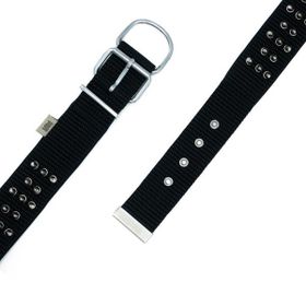 Doggie Large 5x60-70 cm Siyah Comfort Dokuma Çivili Köpek Boyun Tasması