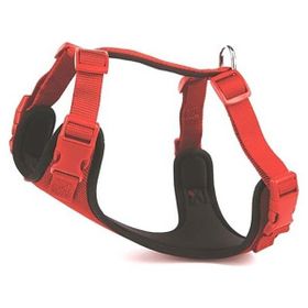 Doggie Large Kırmızı 2x55 65 cm Havalı Dokuma Köpek Göğüs Tasması