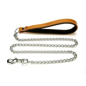 Doggie M 4x110 cm Kamel Comfort Deri Zincir Gezdirme