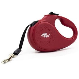 Doggie Master Seri M Red Otomatik Tasması