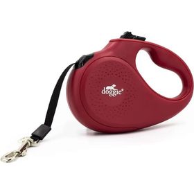 Doggie Master Serisi Kırmızı 50 kg / 5 mt Otomatik Uzatma Tasması