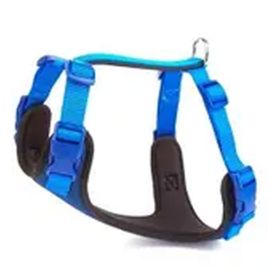 Doggie Mavi 2x45-55 cm Medium Havalı Dokuma Köpek Göğüs Tasması