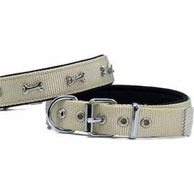 Doggie Medium 2.5x37-45 cm Haki Comfort Dokuma Köpek Boyun Tasması