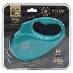 Doggie Medium 25 kg 5 mt Açık Mavi Master Otomatik Köpek Uzatma Tasması
