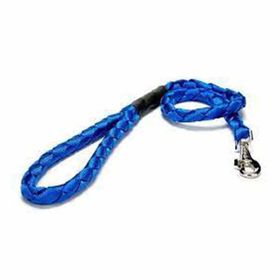 Doggie Medium 2x100 cm Mavi Örgülü Dokuma Köpek Gezdirme Tasması
